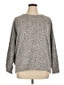 Lou & Grey Animal Print Gray Pullover Sweater Size XL - photo 1