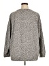 Lou & Grey Animal Print Gray Pullover Sweater Size XL - photo 2