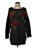 parkhurst Floral Black Pullover Sweater Size S - photo 1