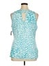 Thalia Sodi Teal Sleeveless Blouse Size XL - photo 2