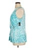 Thalia Sodi Teal Sleeveless Blouse Size XL - photo 5