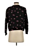 Rebecca Taylor 100% Cotton Floral Black Pullover Sweater Size S - photo 2
