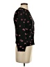 Rebecca Taylor 100% Cotton Floral Black Pullover Sweater Size S - photo 4