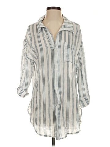 Kona Sol 3/4 Sleeve Button-Down Shirt (view 1)
