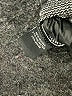 Metric Knits Houndstooth Black Turtleneck Sweater Size M - photo 8