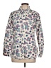 Talbots 100% Cotton Paisley Ivory Long Sleeve Button-Down Shirt Size L - photo 1