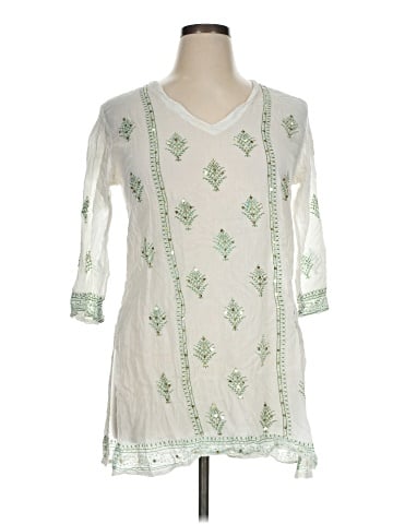 Peppermint Bay 3/4 Sleeve Blouse (view 1)