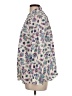Talbots 100% Cotton Paisley Ivory Long Sleeve Button-Down Shirt Size L - photo 5