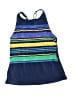 Lands' End Stripes Blue Swimsuit Top Size 4 - photo 1
