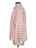 Talbots 100% Cotton Checkered-gingham Pink Long Sleeve Button-Down Shirt Size L - photo 5