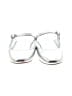 J.Crew Factory Store Metallic Silver Mule/Clog Size 9 - photo 2