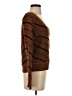 Evereve Chevron-herringbone Brown Pullover Sweater Size S - photo 4