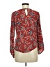 Democracy 100% Viscose Red Long Sleeve Blouse Size M - photo 2