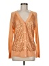 St. John Orange Cardigan Size M - photo 1