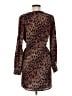 Altar'd State 100% Polyester Animal Print Brown Casual Dress Size M - photo 2