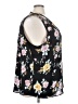 Maurices 100% Polyester Floral Black Sleeveless Blouse Size 28 (4) - photo 4