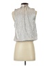 Express 100% Polyester Silver Sleeveless Blouse Size S - photo 2