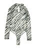 Windsor Stripes Silver Long Sleeve Blouse Size S - photo 2