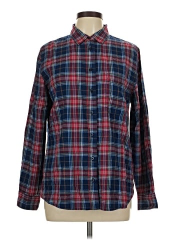St. John's Bay Long Sleeve Button-Down Shirt (view 1)