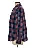 St. John's Bay Plaid Blue Long Sleeve Button-Down Shirt Size L - photo 5