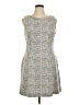 Tahari Tweed Gray Casual Dress Size 14 - photo 1