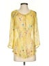Sundance 100% Silk Yellow Silk Cardigan Size XS - photo 1