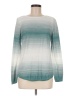 Chico's Ombre Teal Pullover Sweater Size Med (1) - photo 1