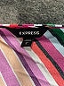 Express 100% Rayon Stripes Pink Romper Size L - photo 4