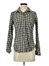 Pendleton Checkered-gingham Ivory Long Sleeve Button-Down Shirt Size S - photo 1