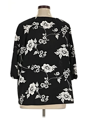 Croft & Barrow 3/4 Sleeve Blouse (view 2)