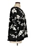Croft & Barrow 100% Polyester Black 3/4 Sleeve Blouse Size XL - photo 4