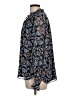 Ann Taylor LOFT 100% Polyester Blue Long Sleeve Blouse Size L - photo 5