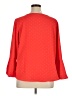 Counterparts 100% Polyester Red Long Sleeve Blouse Size XL - photo 2
