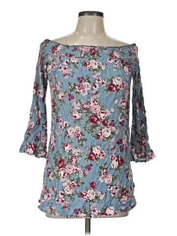 Ultra Flirt 3/4 Sleeve Blouse (view 1)