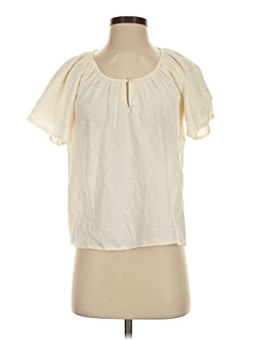TeXTURE & THREAD Madewell Short Sleeve Blouse (view 1)