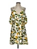 Gianni Bini 100% Polyester Tropical Yellow Casual Dress Size XS - photo 1