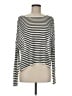Eileen Fisher Stripes Silver Pullover Sweater Size M - photo 1