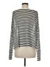 Eileen Fisher Stripes Silver Pullover Sweater Size M - photo 2