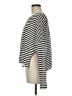Eileen Fisher Stripes Silver Pullover Sweater Size M - photo 5