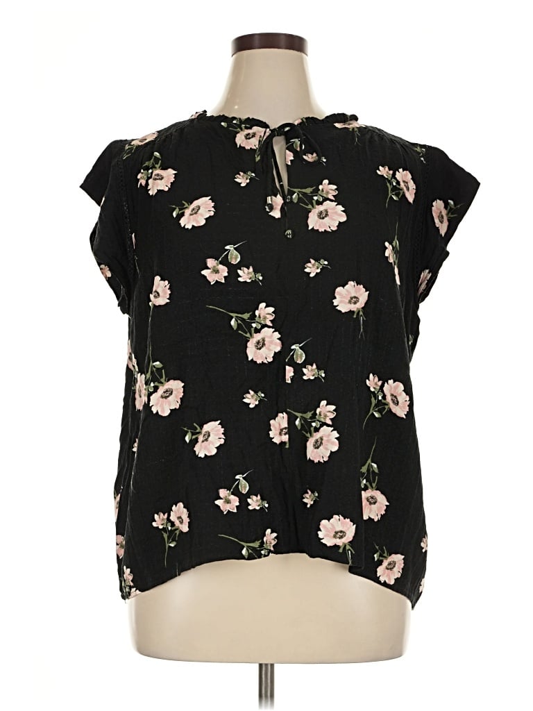 Pre-owned Buffalo By David Bitton Sleeveless Blouse In Black
