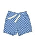 Baby Gap 100% Cotton Checkered-gingham Blue Board Shorts Size 6-12 mo - photo 1