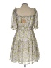 Blu Pepper 100% Polyester Paisley Gray Cocktail Dress Size L - photo 2