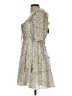 Blu Pepper 100% Polyester Paisley Gray Cocktail Dress Size L - photo 5