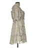 Blu Pepper 100% Polyester Paisley Gray Cocktail Dress Size L - photo 4