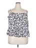 J.Crew Blue Ivory Sleeveless Blouse Size 2X - photo 1