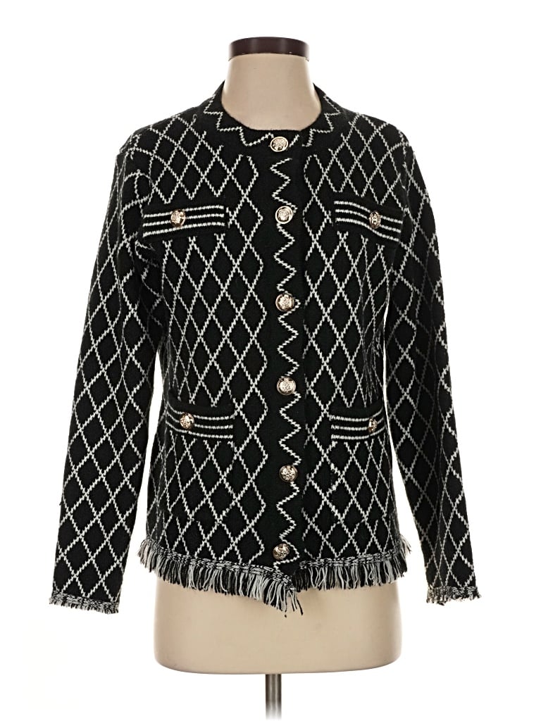 Pre-owned Sioni Cardigan Sweater In Black