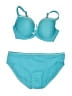 Freya Solid Teal Two Piece Swimsuit Size 32G - photo 1