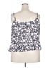 J.Crew Blue Ivory Sleeveless Blouse Size 2X - photo 2