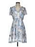 Assorted Brands 100% Polyester Paisley Blue Casual Dress Size S - photo 1