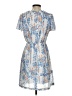 Assorted Brands 100% Polyester Paisley Blue Casual Dress Size S - photo 2